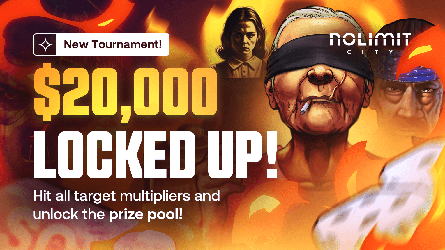 $20,000 - LOCKED UP