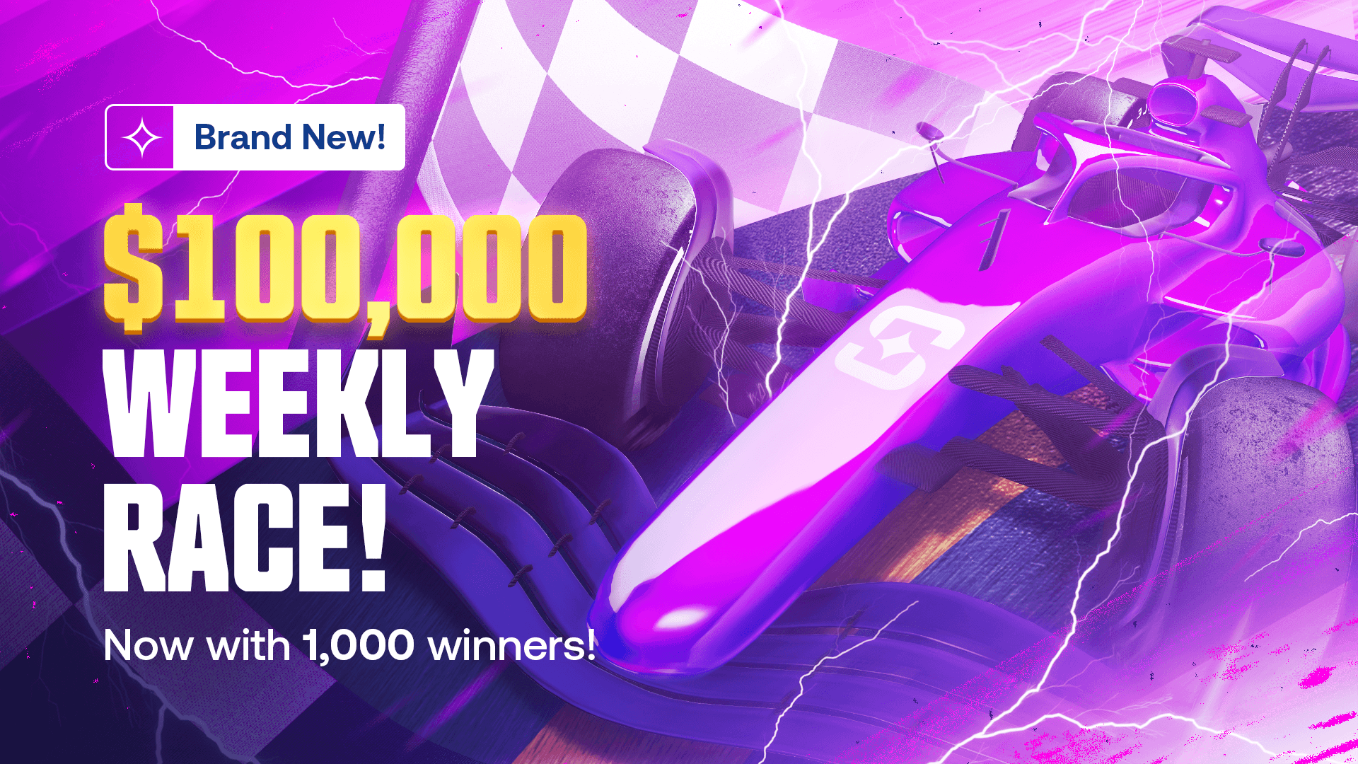 $100,000 Weekly Race on Shuffle.com!